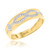 Photo of Luca 1/8 ct tw. Mens Band 10K Yellow Gold [BT247YM]