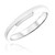 Photo of Chara Wedding Band Set 10K White Gold [BT325WL]