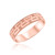 Photo of Annelle Wedding Band Set 14K Rose Gold [BT330RL]