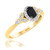 Photo of Amira 2/3 ct tw. Oval Solitaire Bridal Set 14K Yellow Gold [BT211YE-C000]