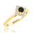 Photo of Rehana 3/4 ct tw. Round Solitaire Diamond Bridal Ring Set 10K Yellow Gold [BT214YE-A033]