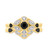 Photo of Soraya 1 ct tw. Round Solitaire Diamond Bridal Ring Set 10K Yellow Gold [BR216Y-A033]