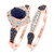 Photo of Bee 1 ct tw. Oval Solitaire Bridal Set 10K Rose Gold [BR221R-C000]