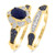 Photo of Bee 1 ct tw. Oval Solitaire Bridal Set 10K Yellow Gold [BR221Y-C000]