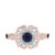 Photo of Farida 3/4 ct tw. Fancy Solitaire Diamond Bridal Ring Set 10K Rose Gold [BT222RE-C000]