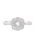 Photo of Yasmine 2/3 ct tw. Princess Solitaire Diamond Matching Trio Ring Set 10K White Gold [BT217WE-P023]