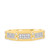 Photo of Yasmine 2/3 ct tw. Princess Solitaire Diamond Matching Trio Ring Set 10K Yellow Gold [BT217YM]