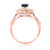 Photo of Bee 1 1/6 ct tw. Fancy Solitaire Trio Set 10K Rose Gold [BT221RE-C000]