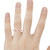 Photo of Farida 7/8 ct tw. Fancy Solitaire Diamond Matching Trio Ring Set 10K Rose Gold [BT222RM]