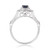 Photo of Farida 7/8 ct tw. Fancy Solitaire Diamond Matching Trio Ring Set 10K White Gold [BT222WE-C000]