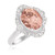 Photo of Camellia 2 3/4 ct tw. Fancy Morganite Matching Trio Ring Set 10K White Gold [BT230WE-C000]