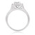 Photo of River 1 3/8 ct tw. Princess Diamond Bridal Ring Set 10K White Gold [BT248WE-C000]