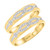 Photo of Luca 1/7 ct tw. Same Sex Ladies Band Set 14K Yellow Gold [WL247Y]