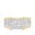 Photo of River 1 3/8 ct tw. Princess Diamond Bridal Ring Set 14K Yellow Gold [BT248YE-C000]