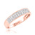 Photo of Jay 2/3 ct tw. Pear Diamond Bridal Ring Set 14K Rose Gold [BT250RL]