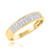 Photo of Jay 2/3 ct tw. Pear Diamond Bridal Ring Set 10K Yellow Gold [BT250YL]
