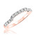 Photo of Lalasa 1 1/2 ct tw. Diamond His and Hers Matching Wedding Band Set 10K Rose Gold [BT405RL]