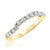 Photo of Lalasa 1 1/2 ct tw. Diamond His and Hers Matching Wedding Band Set 10K Yellow Gold [BT405YL]