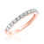 Photo of Etta 1 1/7 ct tw. Diamond His and Hers Matching Wedding Band Set 10K Rose Gold [BT410RL]