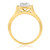 Photo of River 2  ct tw. Princess Diamond Matching Trio Ring Set 14K Yellow Gold [BT248YE-C000]