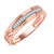 Photo of Gracie 1/8 ct tw. Wedding Band Set 10K Rose Gold [BT414RL]