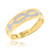 Photo of Luca 1/4 ct tw. Same Sex Mens Band Set 14K Yellow Gold [BT247YM]