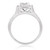 Photo of River 1 ct tw. Princess Diamond Engagement Ring 10K White Gold [BT248WE-C000]