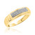 Photo of Kalila 1/8 ct tw. Mens Band 10K Yellow Gold [BT416YM]