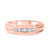 Photo of Zara 1/8 ct tw. Mens Diamond Wedding Band 10K Rose Gold [BT417RM]