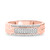 Photo of Maeve 3/8 ct tw. Diamond His and Hers Matching Wedding Band Set 10K Rose Gold [BT420RL]
