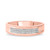 Photo of Zuri 1/6 ct tw. Diamond His and Hers Matching Wedding Band Set 10K Rose Gold [BT424RM]