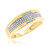 Photo of Affy 1/2 ct tw. Diamond His and Hers Matching Wedding Band Set 14K Yellow Gold [BT426YL]