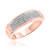 Photo of Affinity 3/8 ct tw. Diamond His and Hers Matching Wedding Band Set 14K Rose Gold [BT427RL]
