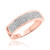 Photo of Affinity 3/8 ct tw. Diamond His and Hers Matching Wedding Band Set 14K Rose Gold [BT427RM]