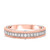 Photo of Blushing 1/2 ct tw. Mens Diamond Wedding Band 10K Rose Gold [BT454RM]