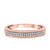 Photo of Affiance 1/1Ladies Band 14K Rose Gold [BT449RL]