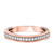 Photo of Forever 7/8 ct tw. Diamond His and Hers Matching Wedding Band Set 10K Rose Gold [BT448RL]