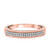 Photo of Affiance 1/3 ct tw. Diamond His and Hers Matching Wedding Band Set 10K Rose Gold [BT449RL]