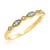 Photo of Entwined 1/1Ladies Band 14K Yellow Gold [BT459YL]