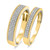 Photo of Affiance 1/3 ct tw. Diamond His and Hers Matching Wedding Band Set 14K Yellow Gold [WB449Y]