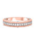 Photo of Blushing 7/8 ct tw. Diamond His and Hers Matching Wedding Band Set 10K Rose Gold [BT454RM]