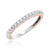 Photo of Blissfully 1 1/4 ct tw. Diamond His and Hers Matching Wedding Band Set 14K White Gold [BT458WL]