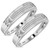 Photo of Gracie 1/7 ct tw. Same Sex Mens Band Set 14K White Gold [WM414W]