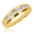 Photo of Encina 1/5 ct tw. Mens Diamond Wedding Band 14K Yellow Gold [BT501YM]