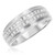 Photo of Braylin 1/3 ct tw. Mens Diamond Wedding Band 10K White Gold [BT502WM]