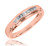 Photo of Willow 1/2Mens Diamond Wedding Band 14K Rose Gold [BT504RM]