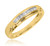 Photo of Willow 1/2Mens Diamond Wedding Band 14K Yellow Gold [BT504YM]