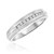 Photo of Farrah 1/5 ct tw. Mens Diamond Wedding Band 14K White Gold [BT513WM]