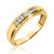 Photo of Boundless 1/15 ct tw. Mens Diamond Wedding Band 14K Yellow Gold [BT518YM]