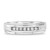 Photo of Effete 1/1Mens Diamond Wedding Band 10K White Gold [BT521WM]